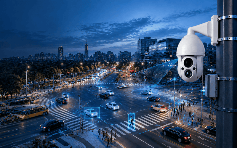 Smart City Surveillance: 4K PTZ, Edge AI Analytics and a 36CH AI NVR